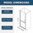 Universal Pivot Shower Door