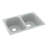 Swan 22'' W Double Bowl Solid Surface Dual Mount Kitchen Sink-38293771-38293772