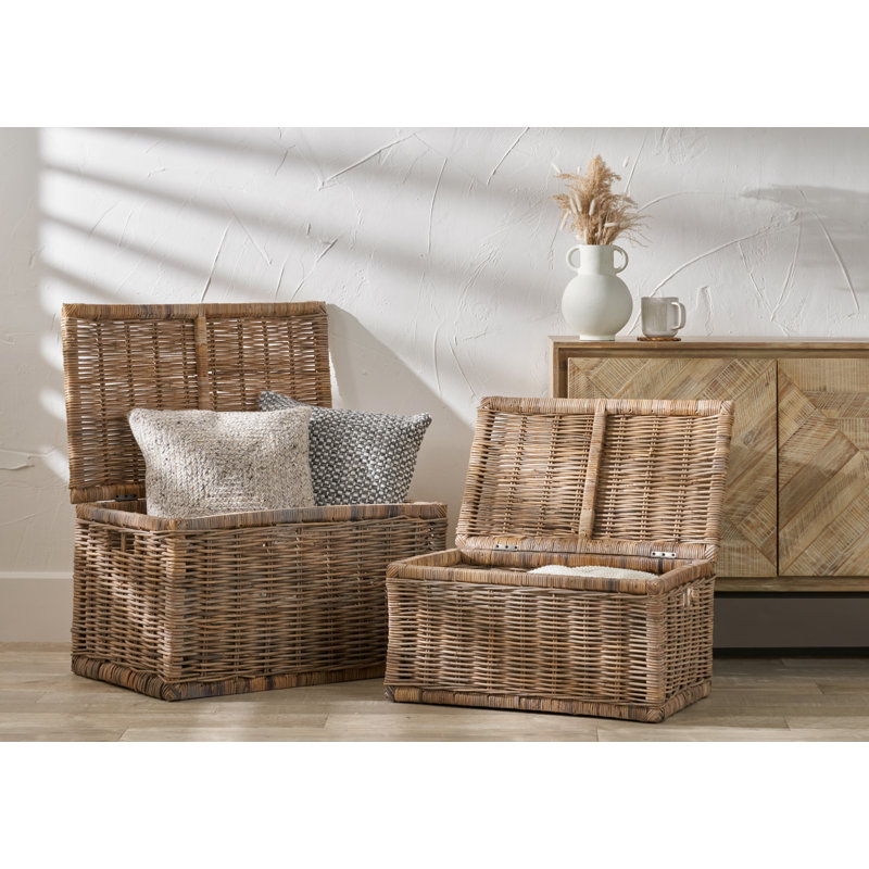 August Grove Baringer Wicker Decorative Basket