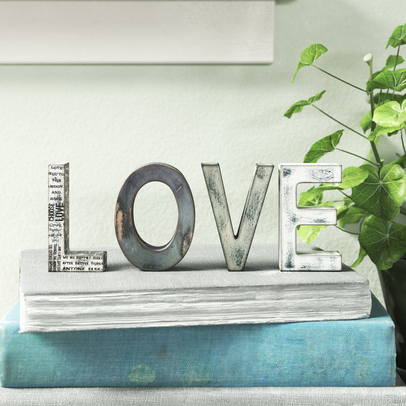 Brazen Text & Numbers Letter Block