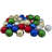 Multi-Color Shatterproof 2 Finish Christmas Ball Ornament
