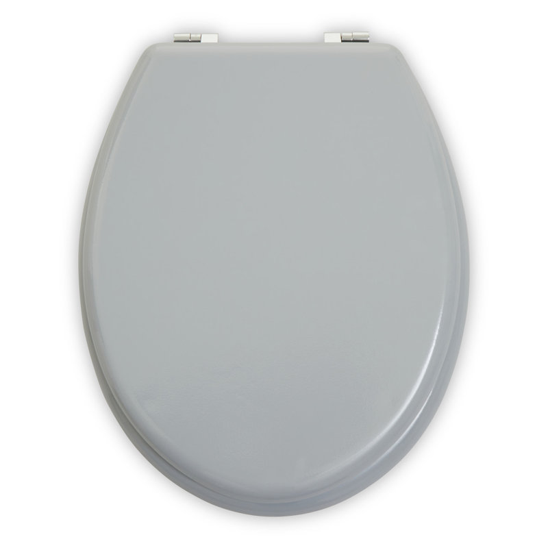 Clarimond Elongated Standard Toilet Seat, Matt Grey