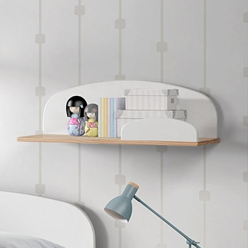 Kids, White, 25cm H x 60cm W x 22cm D
