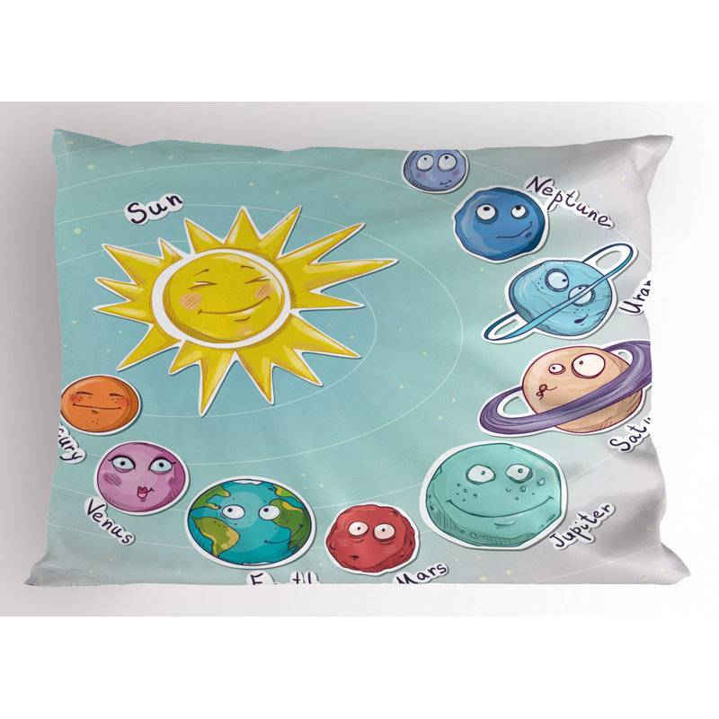 Sun Polyester Sham Set, Twin