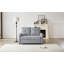 Canapé-lit 53,9 po avec causeuse moderne et dossier ajustable-557281665