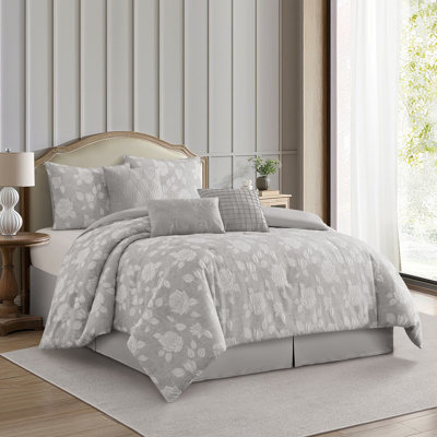 Landy Jacquard 7 Piece Comforter Set