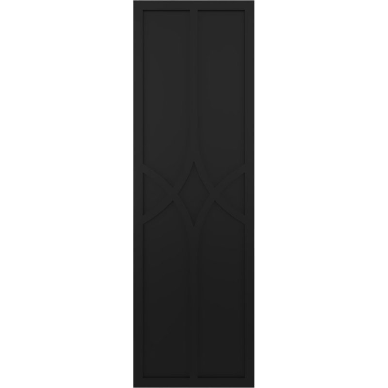 Volets en PVC True Fit, Noir, 18", 41"