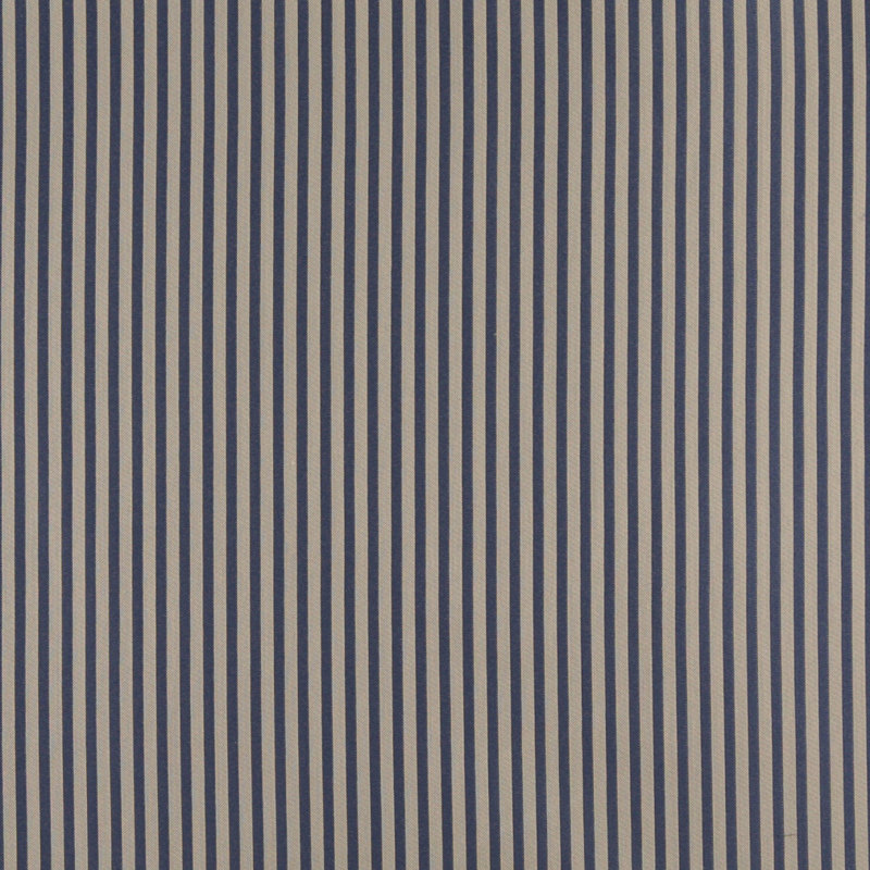 Tissu à fines rayures, Bleu