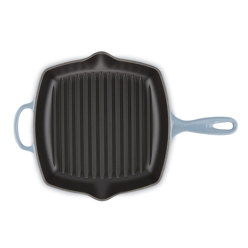 Le Creuset Cast Iron Square Grillit 26cm, Chambray