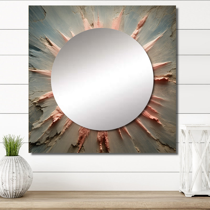 Devlan - Miroir moderne Mid-Century, 29 po x 29 po