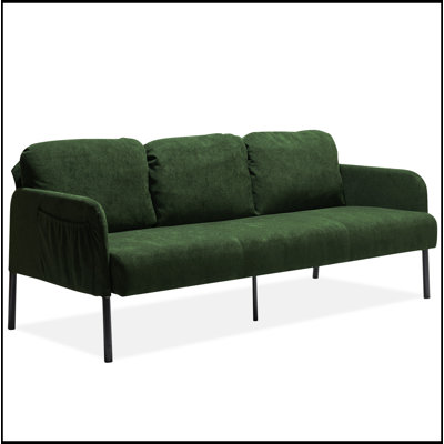 Canapé confortable en tissu de polyester pour divers espaces, rehaussant le style intérieur
