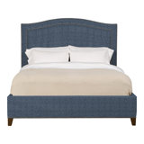 Caroline/Casey Queen Upholstered Low Profile Panel Bed