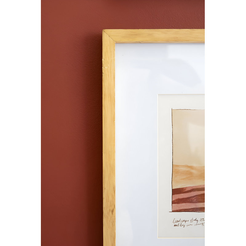 Latitude Run® Set Of 2 Landscape Prints With Mat Under Glass