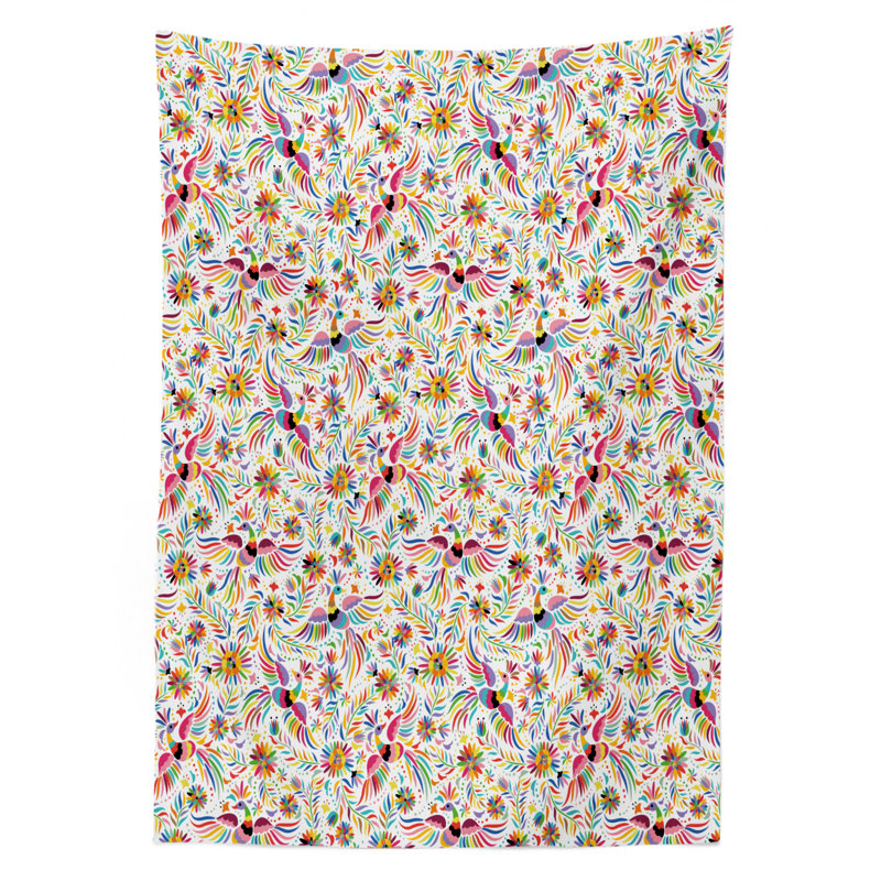 Mexican Tablecloth, 90" L x 60" W