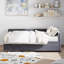 Lit plateforme tapissier en L