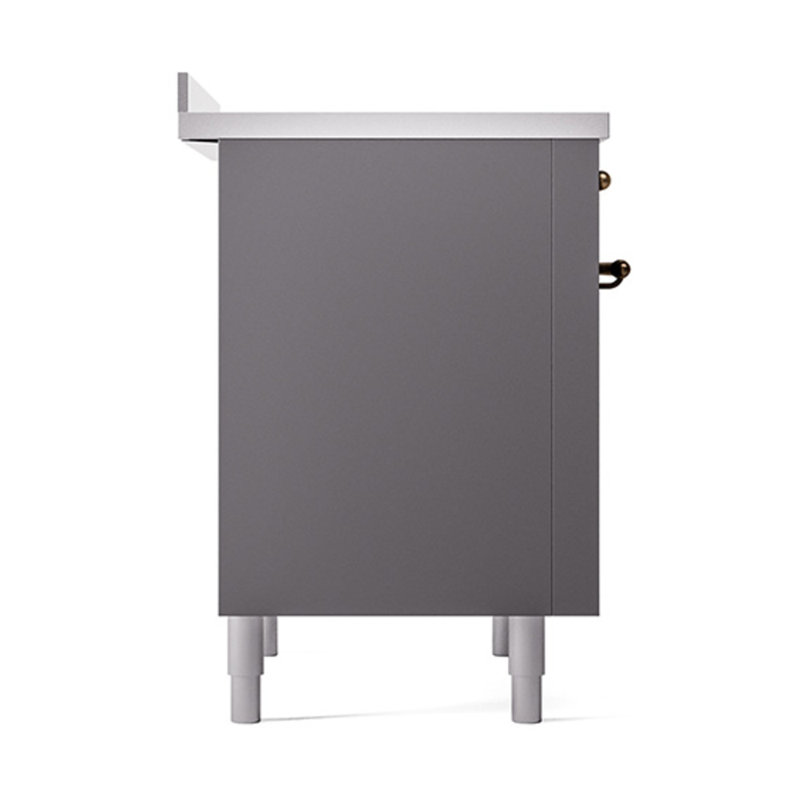 ILVE Nostalgie II Noblesse 36 po à induction, Graphite mat / bronze