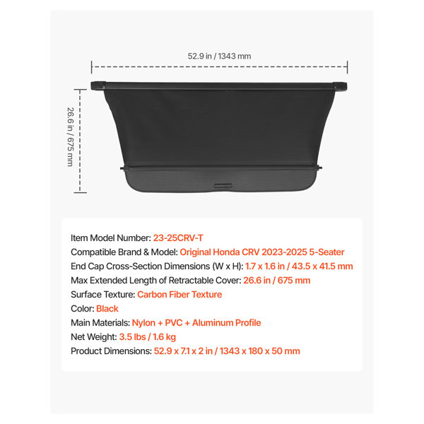 Dimensions du produit
