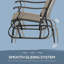 Ensemble de chaises, ensemble de chaises coulissantes d'extérieur, compact durable pour le patio, l'heure du thé au bistro, parfait pour les familles, chaise