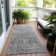 Machine Washable Indoor/Outdoor Xhevrie Gray Rug
