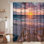 Rideau de douche bateau South Australie Beach Sunset West avec 12 crochets