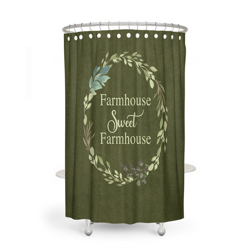 Cromp Abstract Shower Curtain, 83" H x 70" W
