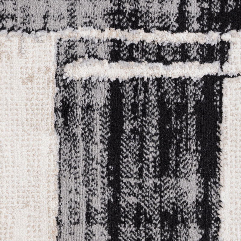 Tapis d'intérieur abstrait beige Mair Gabriel, Tapis de couloir 2 pi 3 po x 7 pi 3 po