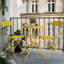 3-Piece Folding Outdoor Bistro Set with Round Table and 2 Chairs for Patio, Balcony & Garden-1146943367