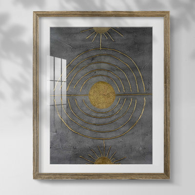 Solar Arcs I, reproduction encadrée
