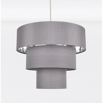 29cm H Silk Drum Pendant Shade