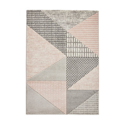 Geometric 80cm X 150cm Area Rug