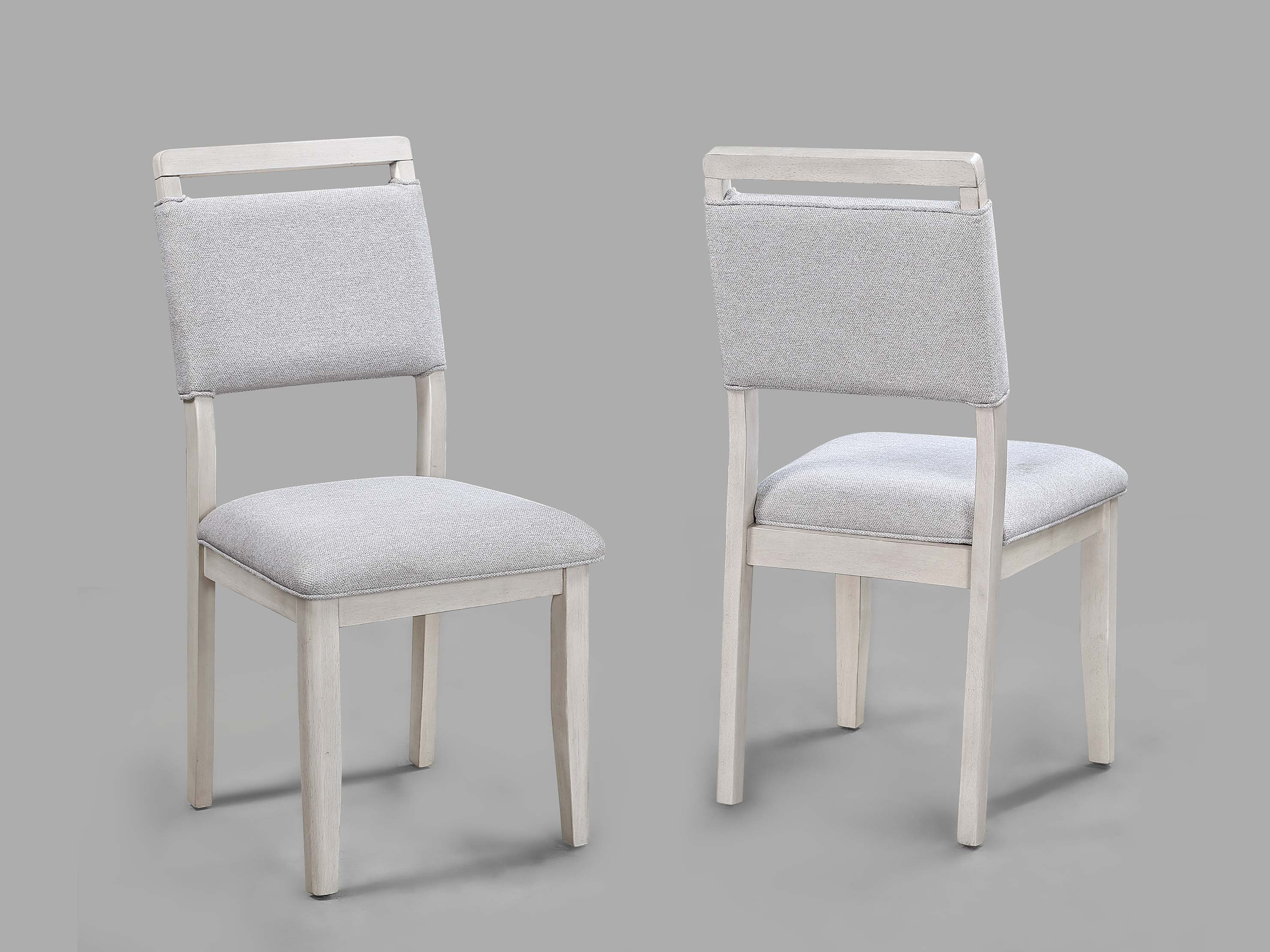 One Allium Way® 2Pc Upholstered Chairs Dining Room Wooden Solid Wood ...