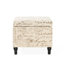 Style beige, tissu lin, cadre en bois, finition soignée, meuble de rangement moderne pour salon - Couleur beige polyvalente pour une chambre