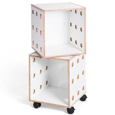 Perf 33" H x 13" W Cube Bookcase by Offi