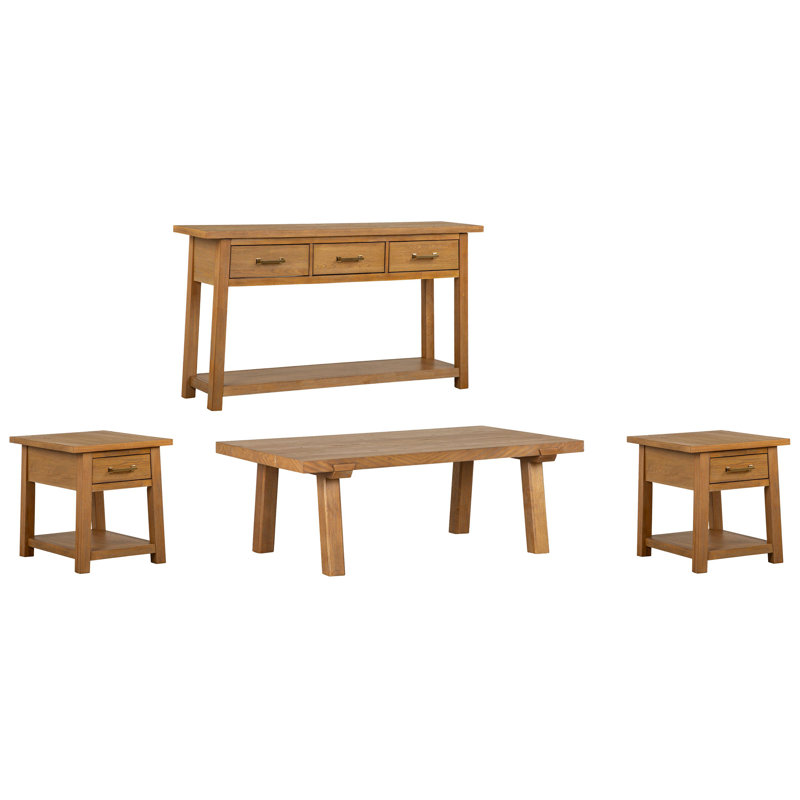 Rectangular Cocktail Table With 2 End Table And Sofa Table