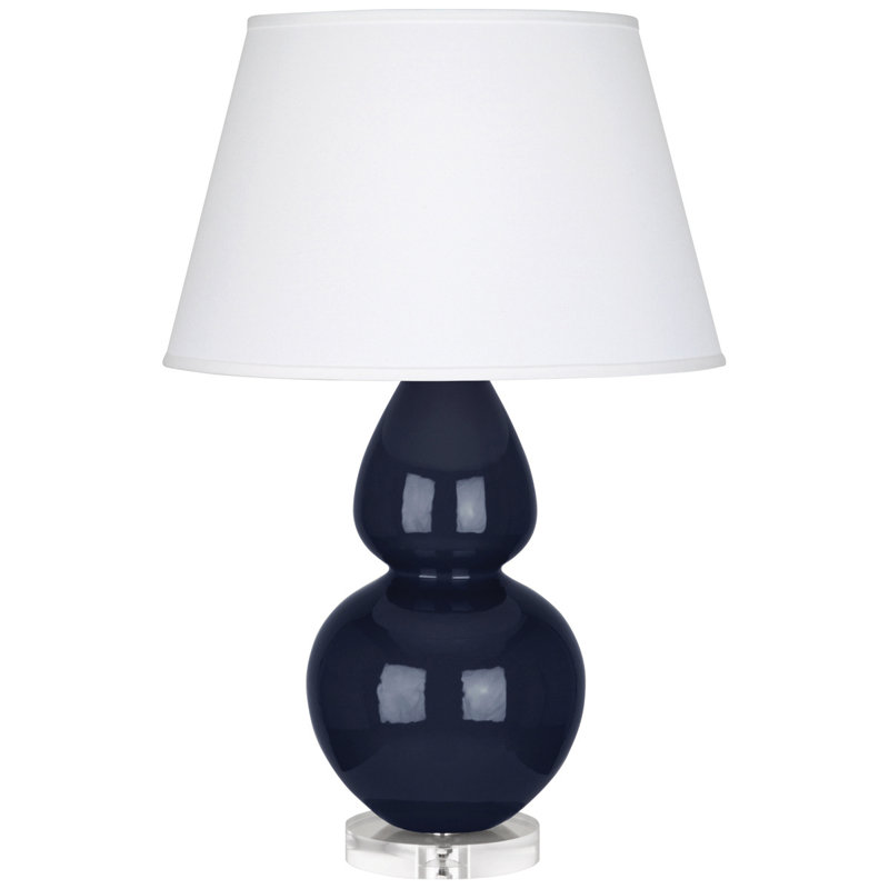Double Gourd Lamp, Midnight Blue/Silver , Pearl