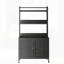 Enceinte en métal pour litière pour chat, grande armoire cachée avec 3 tablettes à niveaux, grande maison intérieure pour le contrôle des odeurs et le rangement