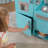 Vintage Wooden Play Kitchen with Ice Maker and Play Phone-15425800