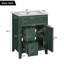 Meuble-lavabo de salle de bain avec lavabo en céramique Defelice-1880056159