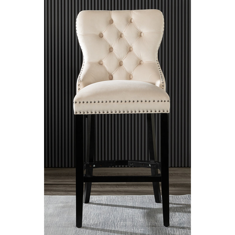 Cantu Bar Stool, Beige