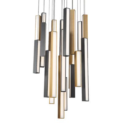 Chaos Multi LED Light Cluster Round Pendant