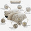 Birdie Blossom 144 TC Modern & Contemporary Duvet Cover Set-25362428-25362427
