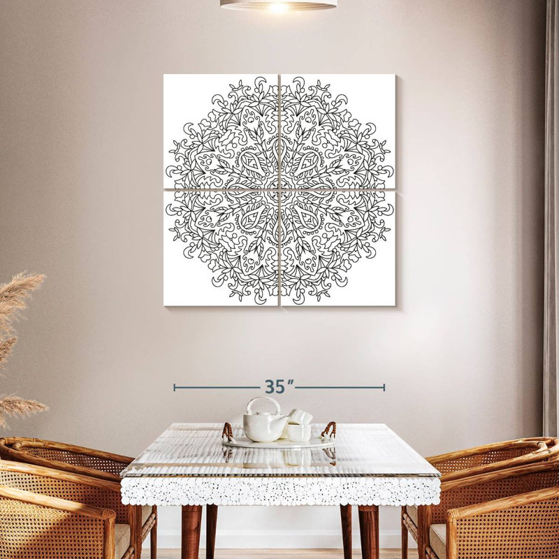 Boho Floral Mandala