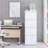 4 Drawer File Cabinet With Lock Metal Vertical File Storage Cabinet Office Home Steel Vertical File Cabinet For A4 Legal/Letter Size Narrow File Cabinet Locked,Assembly Required