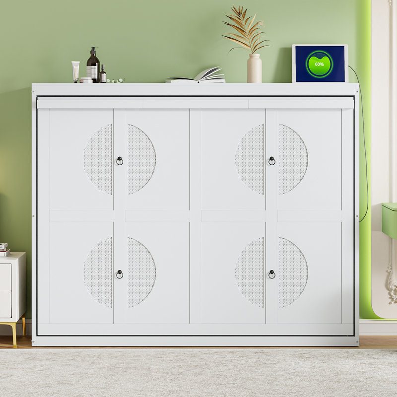 Lit escamotable mural Taille, Blanc