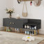 Banc de rangement pour chaussures avec coussins-742059906
