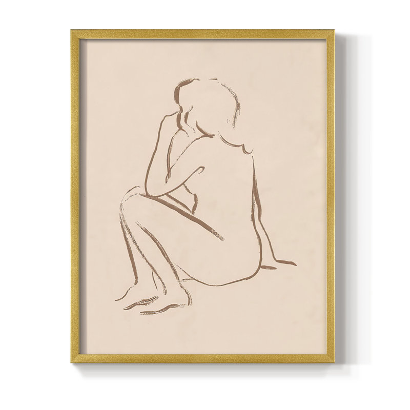 Reproduction encadrée Soseed Pose II - bois massif