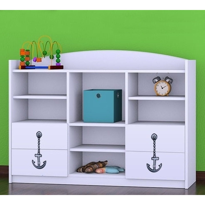 Julius 92cm H X 129cm W Kids Cube, White