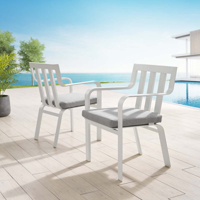 Fauteuil d'extérieur en aluminium Baxley par Modway