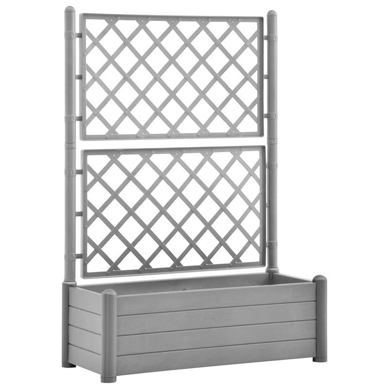 Grinstead Raised Flower Bed with Trellis