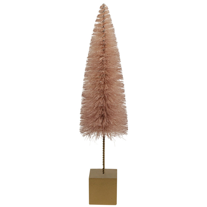 Arbre de Noël en sisal, Marron, H 14 pi x l 3 pi x P 3 pi